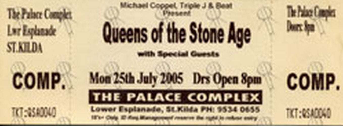 QUEENS OF THE STONE AGE - The Palace