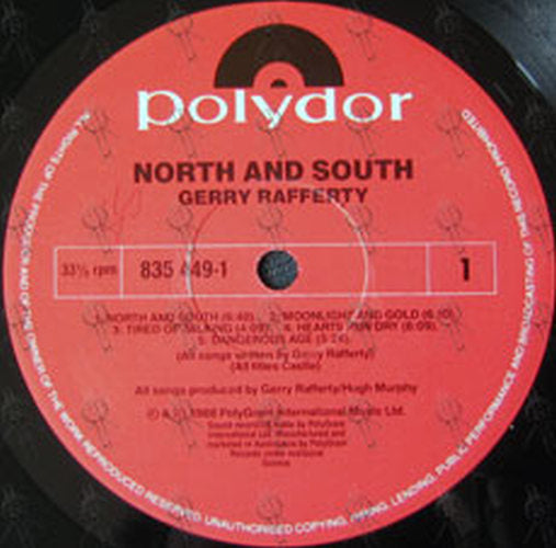 RAFFERTY-- GERRY - North & South - 3