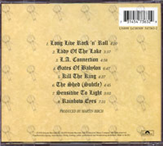 RAINBOW - Long Live Rock 'N' Roll - 2