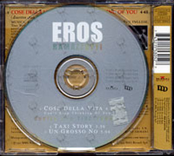 RAMAZZOTTI-- EROS - Cose Della Vita (Can't Stop Thinking Of You) (duetto con Tina Turner) - 2