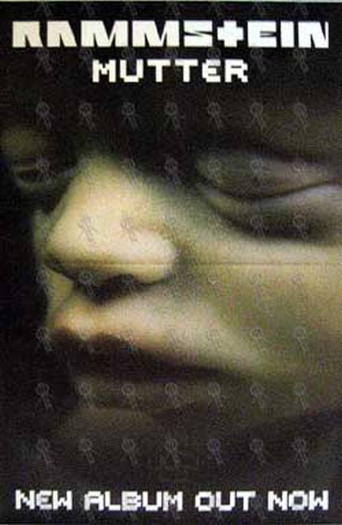 RAMMSTEIN - 'Mutter' Album Poster - 1