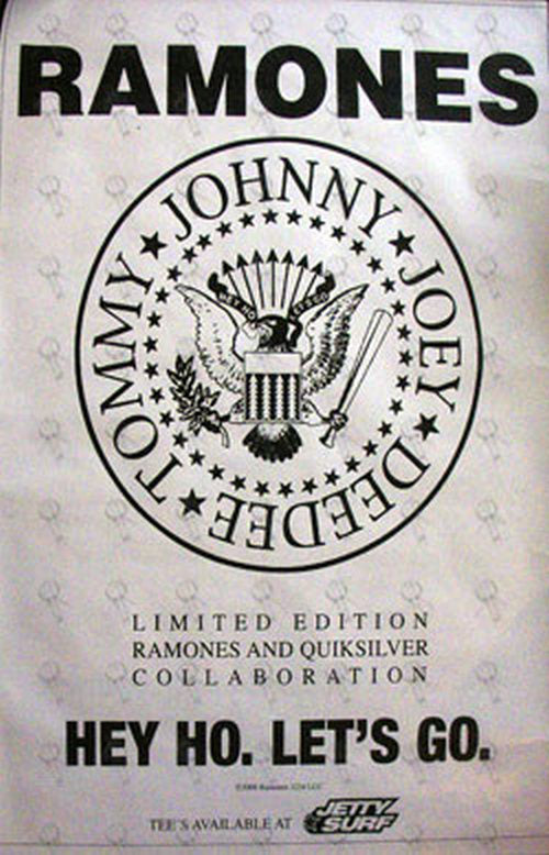 RAMONES - 'Quicksilver' Promo Poster - 1