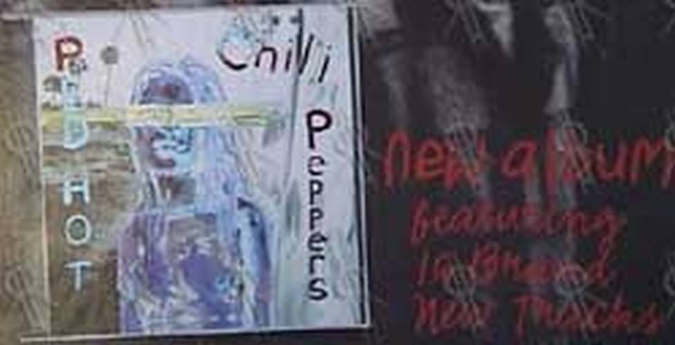RED HOT CHILI PEPPERS - 'By The Way' Record Store Dump Bin Back Stand - 3