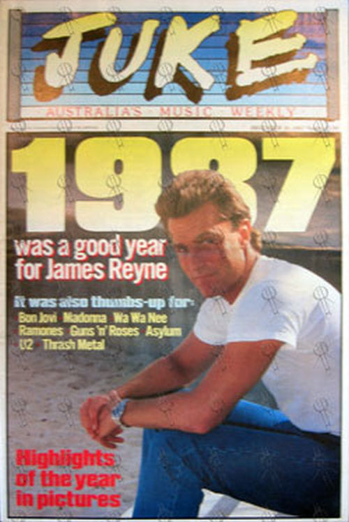 REYNE-- JAMES - 'Juke' - 26th December 1987 - Issue #661 - James Reyne On Cover - 1