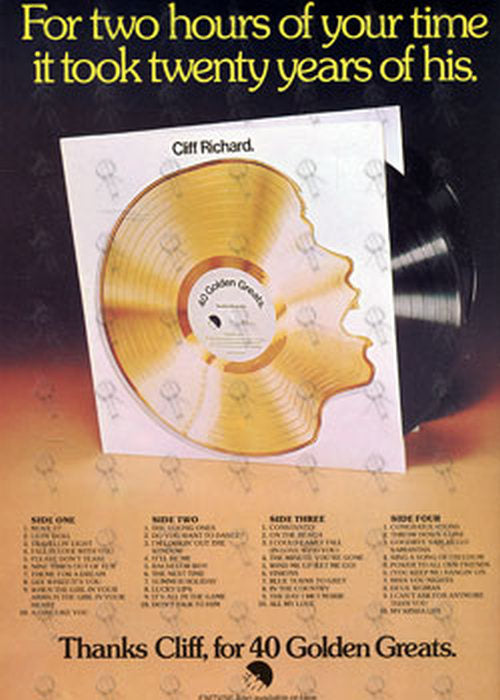 RICHARD-- CLIFF - 20th Anniversary Tour - 2