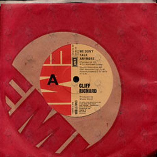 RICHARD-- CLIFF - We Don't Talk Anymore - 1