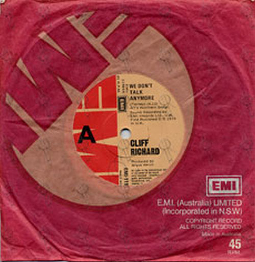 RICHARD-- CLIFF - We Don't Talk Anymore - 1