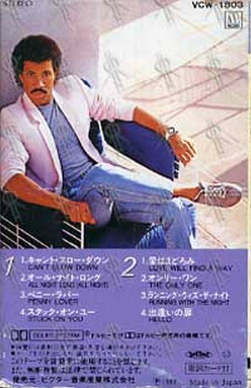 RICHIE-- LIONEL - Can't Slow Down - 2