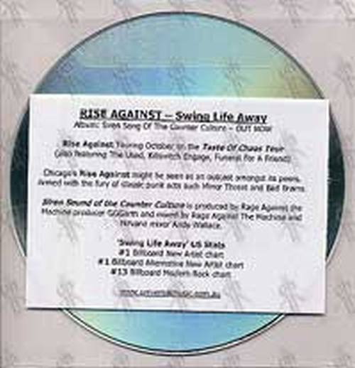 RISE AGAINST - Swing Life Away - 2