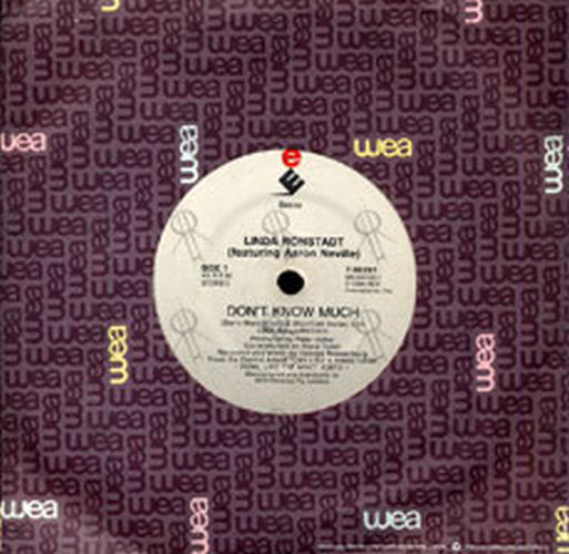 RONSTADT-- LINDA - Don't Know Much (Featuring Aaron Neville) - 1