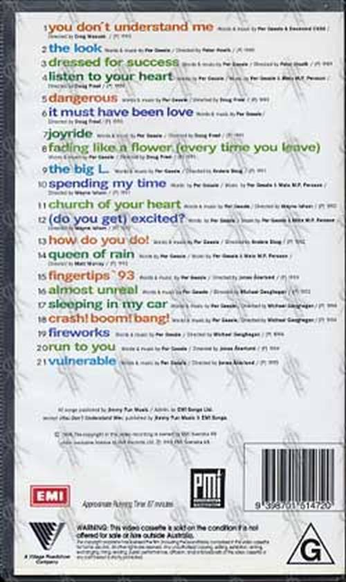 ROXETTE - Don't Bore Us - Get To The Chorus (Roxette's Greatest Video Hits) - 2