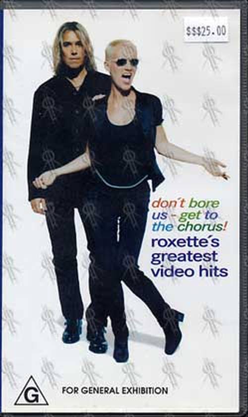 ROXETTE - Don't Bore Us - Get To The Chorus (Roxette's Greatest Video Hits) - 1