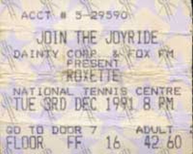 ROXETTE - National Tennis Centre