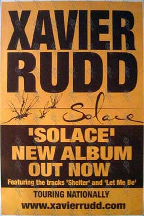 RUDD-- XAVIER - 'Solace' Album Poster - 1