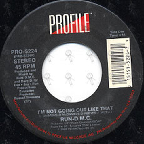 RUN DMC - I'm Not Going Out Like That - 3