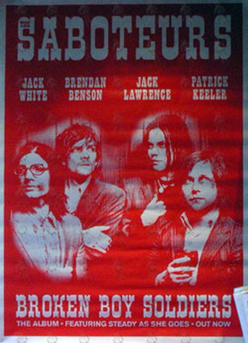 SABOTEURS-- THE - 'Broken Boy Soldiers' Album Promo Poster - 1