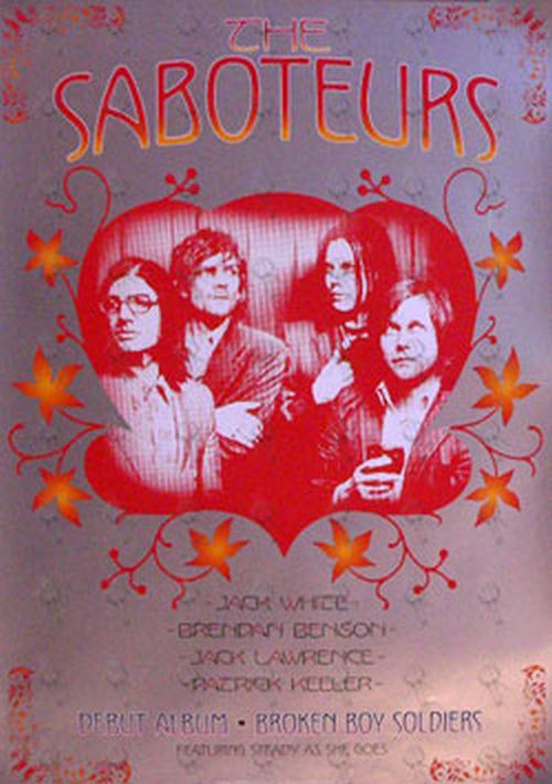SABOTEURS-- THE - 'Broken Boy Soldiers' Album Promo Poster - 1