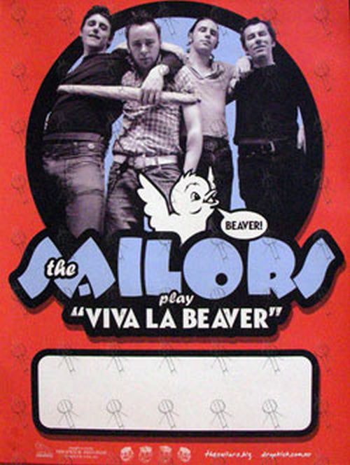 SAILORS-- THE - 'Viva La Beaver' Tour Poster - 1