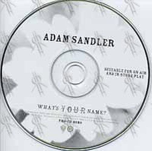 SANDLER-- ADAM - What's Your Name? - 3