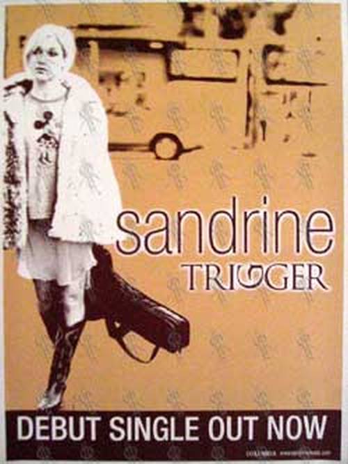 SANDRINE - 'Trigger' Single Poster - 1