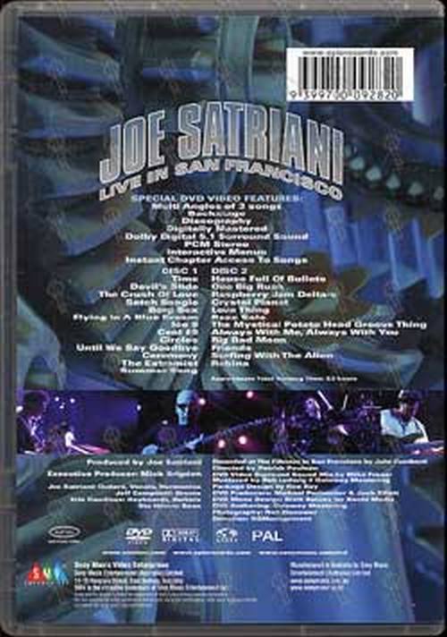 SATRIANI-- JOE - Live In San Francisco - 2