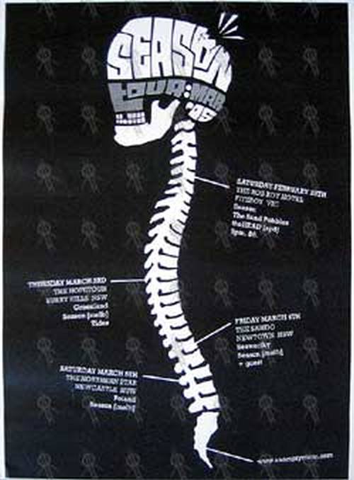 SEASON - 'March '05 Tour' Poster - 1