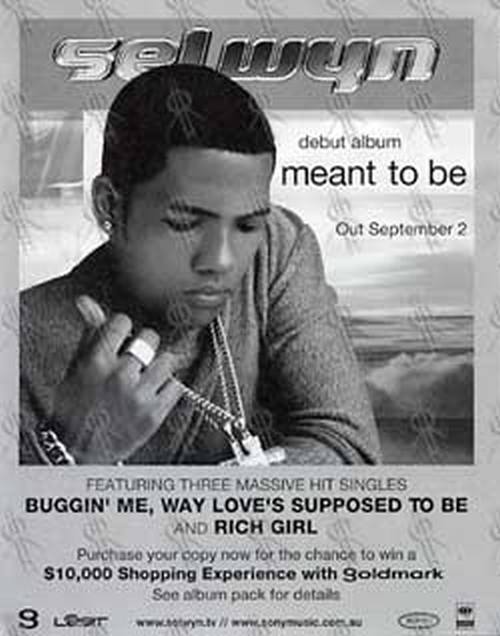 SELWYN - 'Rich Girl' Single Sticker - 2