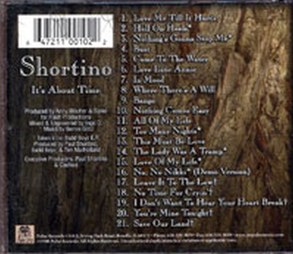 SHORTINO - It's About Time - 2