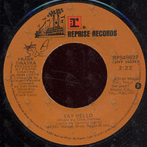 SINATRA-- FRANK - Say Hello - 3
