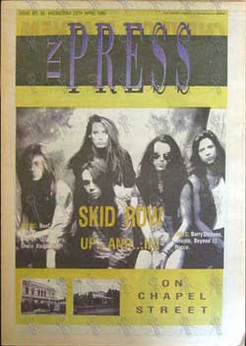 SKID ROW - 'Inpress' - 25th April 1990 - Skid Row On Cover - 1