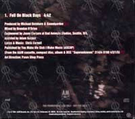 SOUNDGARDEN - Fell On Black Days - 2