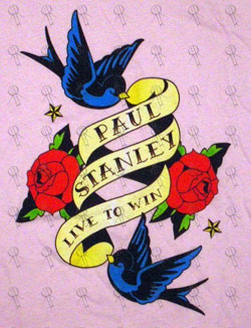 STANLEY-- PAUL - Pink 'Live To Win' Girls T-Shirt - 2
