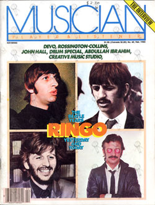STARR-- RINGO - 'Musician' No. 40