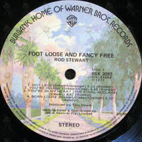 STEWART-- ROD - Foot Loose & Fancy Free - 3