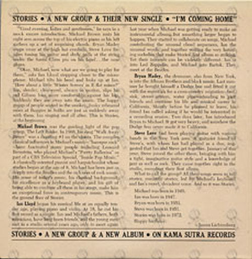 STORIES - I'm Coming Home - 2
