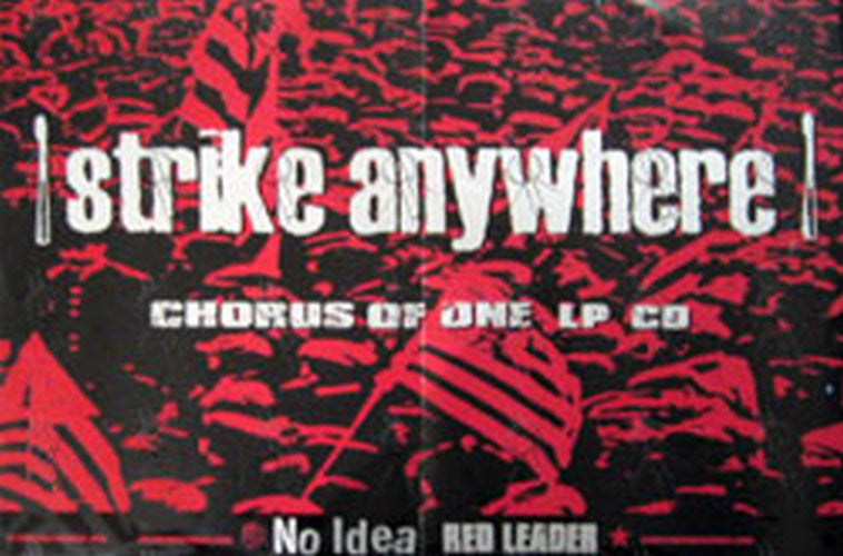 STRIKE ANYWHERE - 'Chorus Of One' Album Poster - 1