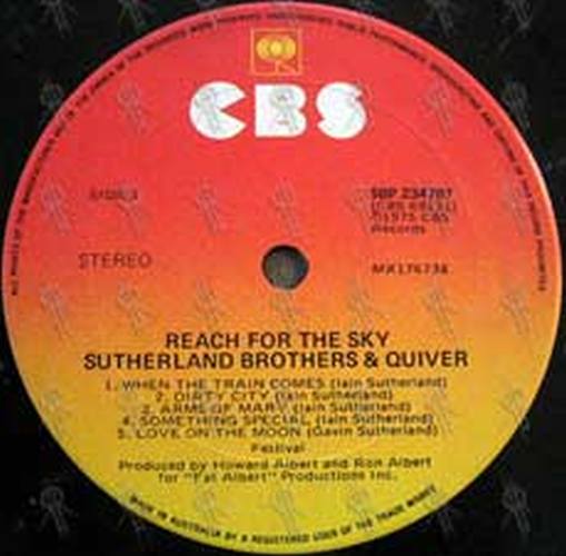 SUTHERLAND BROTHERS & QUIVER - Reach For The Sky - 3