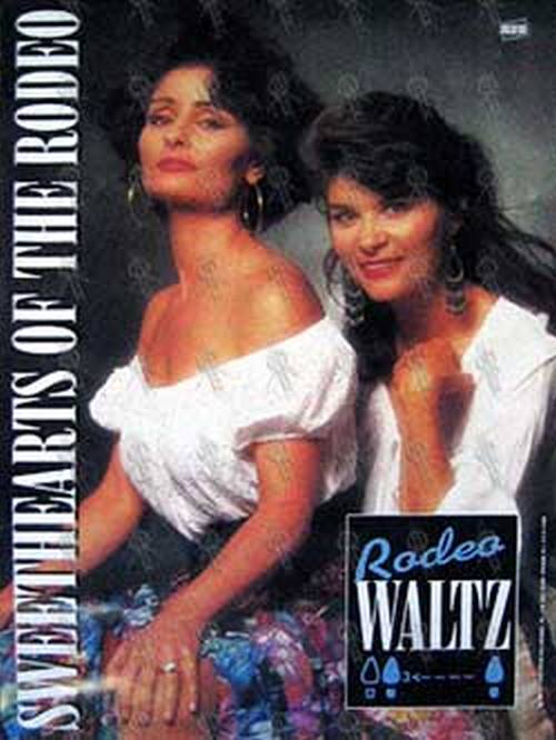 SWEETHEARTS OF THE RODEO - 'Rodeo Waltz' Album Poster - 1