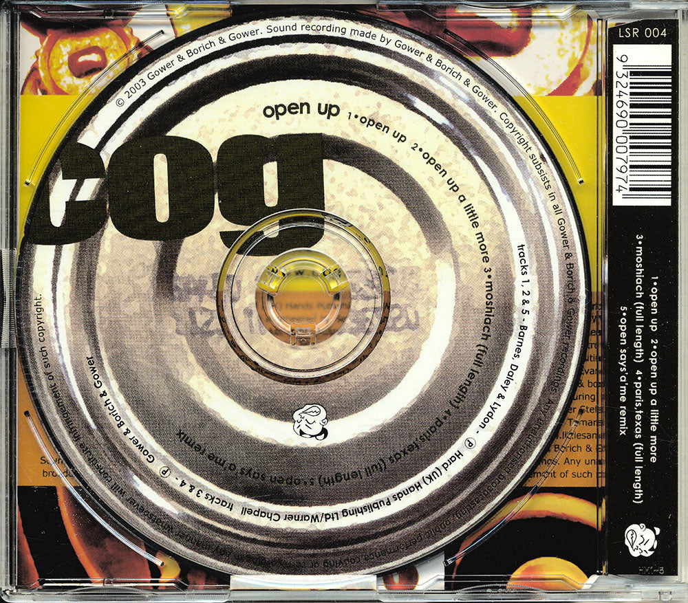 Cog Open Up CD