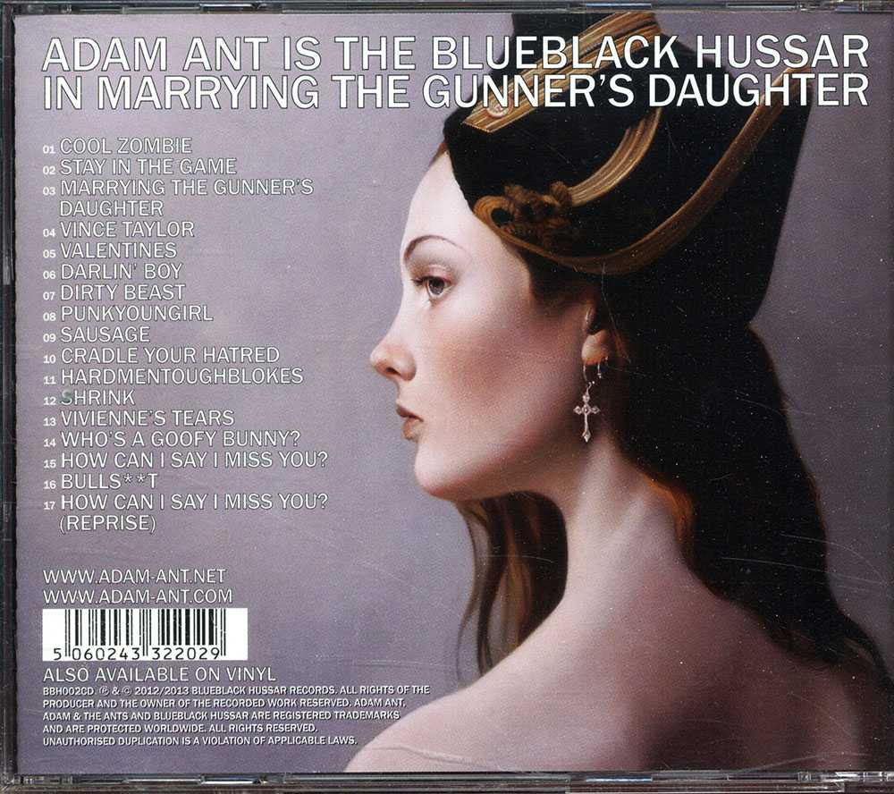 Adam Ant Is The Blueblack Hussar In Marrying The Gunner's Daughter