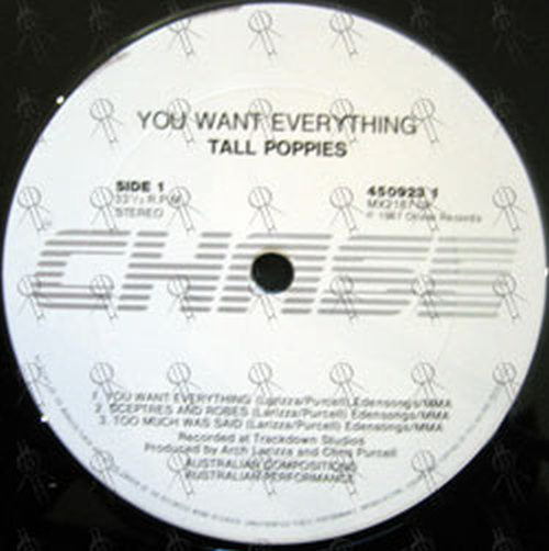 TALL POPPIES - You Want Everything - 3