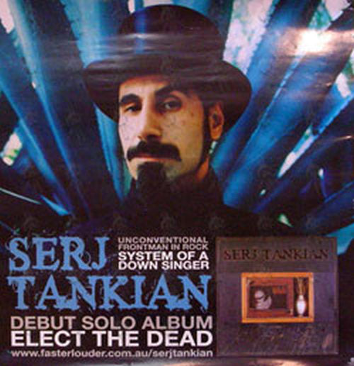 TANKIAN-- SERJ - 'Elect The Dead' Album Promo Poster - 1