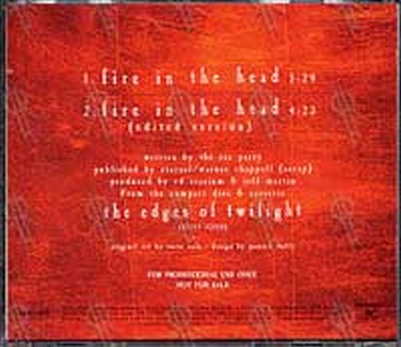 TEA PARTY-- THE - Fire In The Head - 2