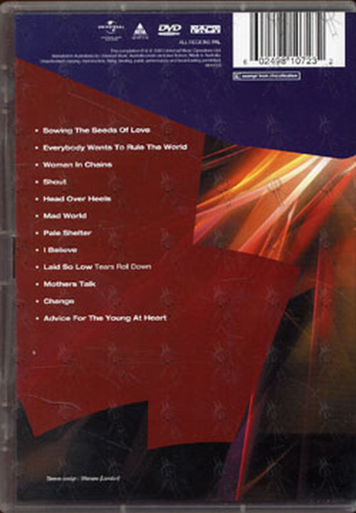 TEARS FOR FEARS - Tears Roll Down (Greatest Hits '82-'92) - 2