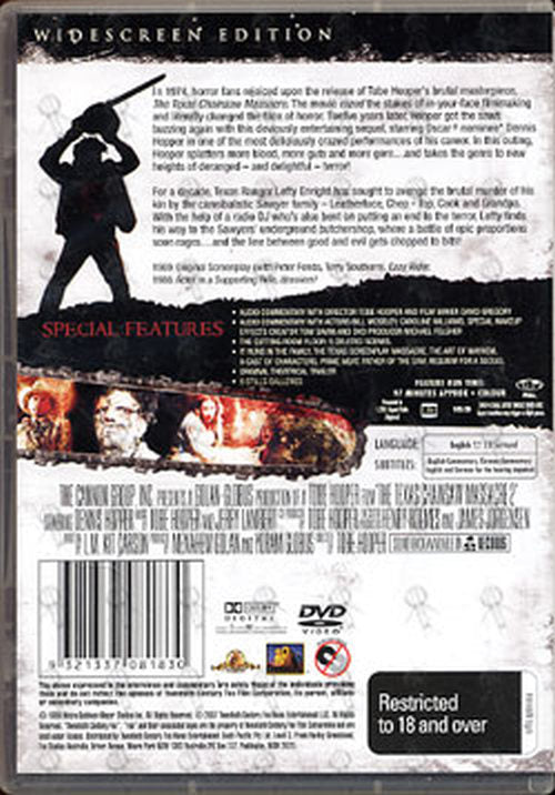 TEXAS CHAINSAW MASSACRE-- THE - The Texas Chainsaw Massacre 2 - 2