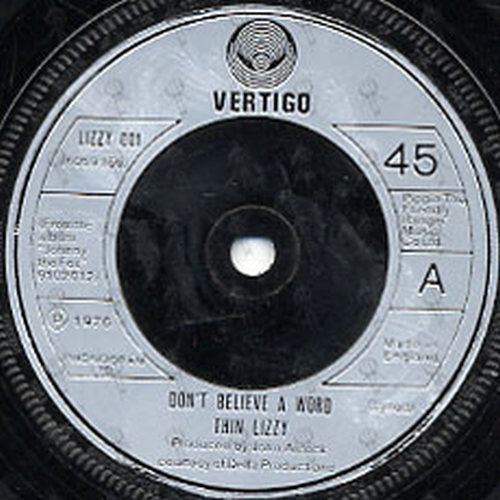 THIN LIZZY - Don't Believe A Word - 2
