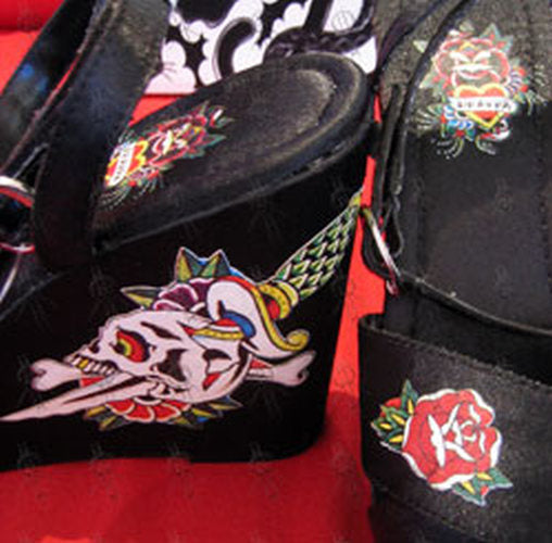 TOKYO HIRO - Black 'Hime' Design Womens' Wedge Shoes - 2