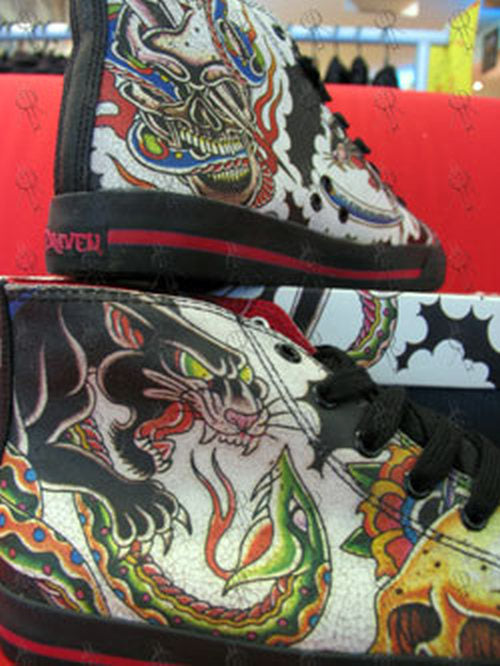 TOKYO HIRO - 'Muteki' Tattoo Design High-Top Shoes - 2