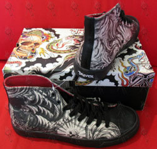 TOKYO HIRO - 'Sutoomu' Tattoo Design High-Top Shoes - 1