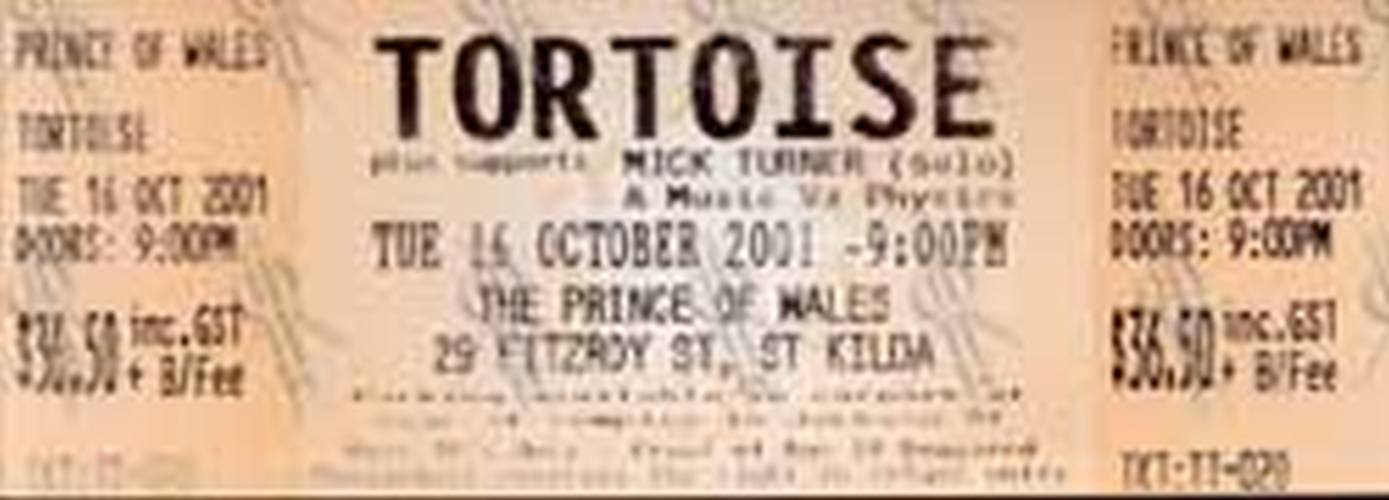 TORTOISE - Prince Of Wales